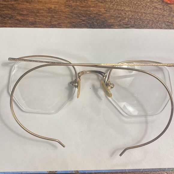 Antique/Vintage 12gf Half Rims Frames Glasses Spectacles 1920s main image 5